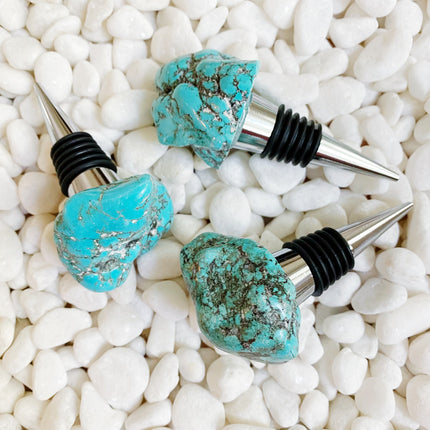 Natural Stone Wine Stopper - Semi-Precious Gemstone Bottle Stopper