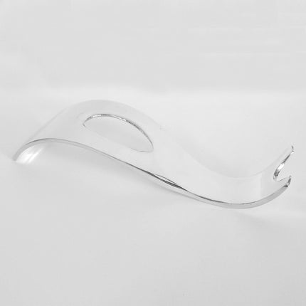 Minimalist Recycled Aluminum Bottle Holder - Wavy Wine & Beverage Stand