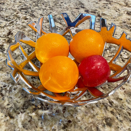 Modern Recycled Aluminum Tray - Fruit, Bread & Vegetable Serving Platter